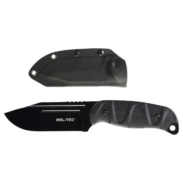 Mil-Tec Combat Knife with Kydex Sheath black