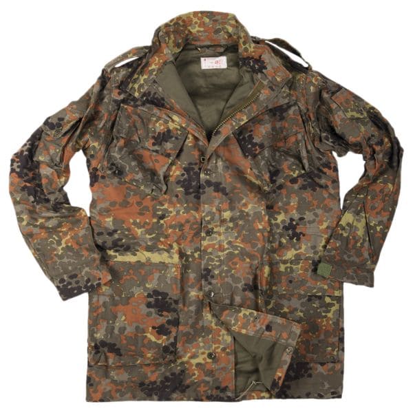 Miltec Men's Flecktarn Camouflage M65 Field Jacket At Amazon Men’s ...