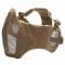 ASG Metal Mesh Mask with Pads and Ear Protectors tan