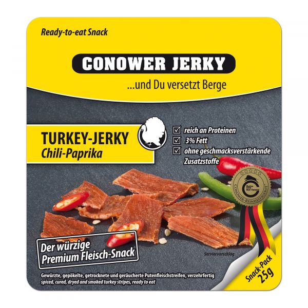 Conower Turkey Jerkey Chilli-Paprika 25 g
