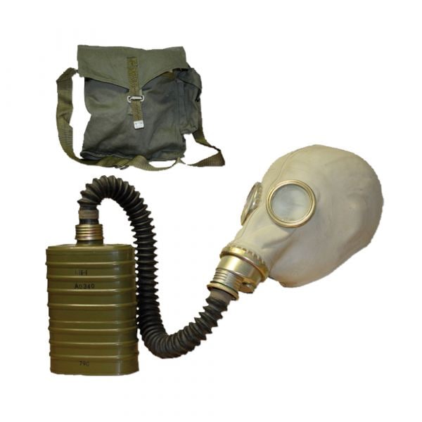 Used Polish Respirator Mask Sz M41 gray