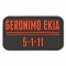 3D-Patch Geronimo Ekia black/red