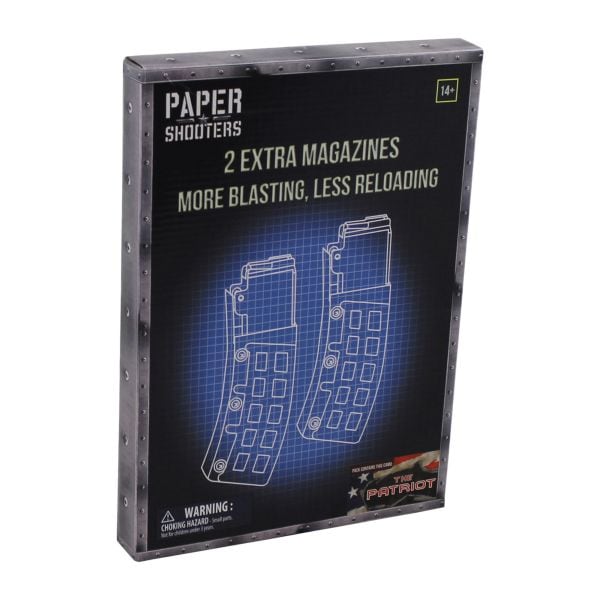 Paper Shooters Replacement Magazines Tactician Patriot 2-Pack