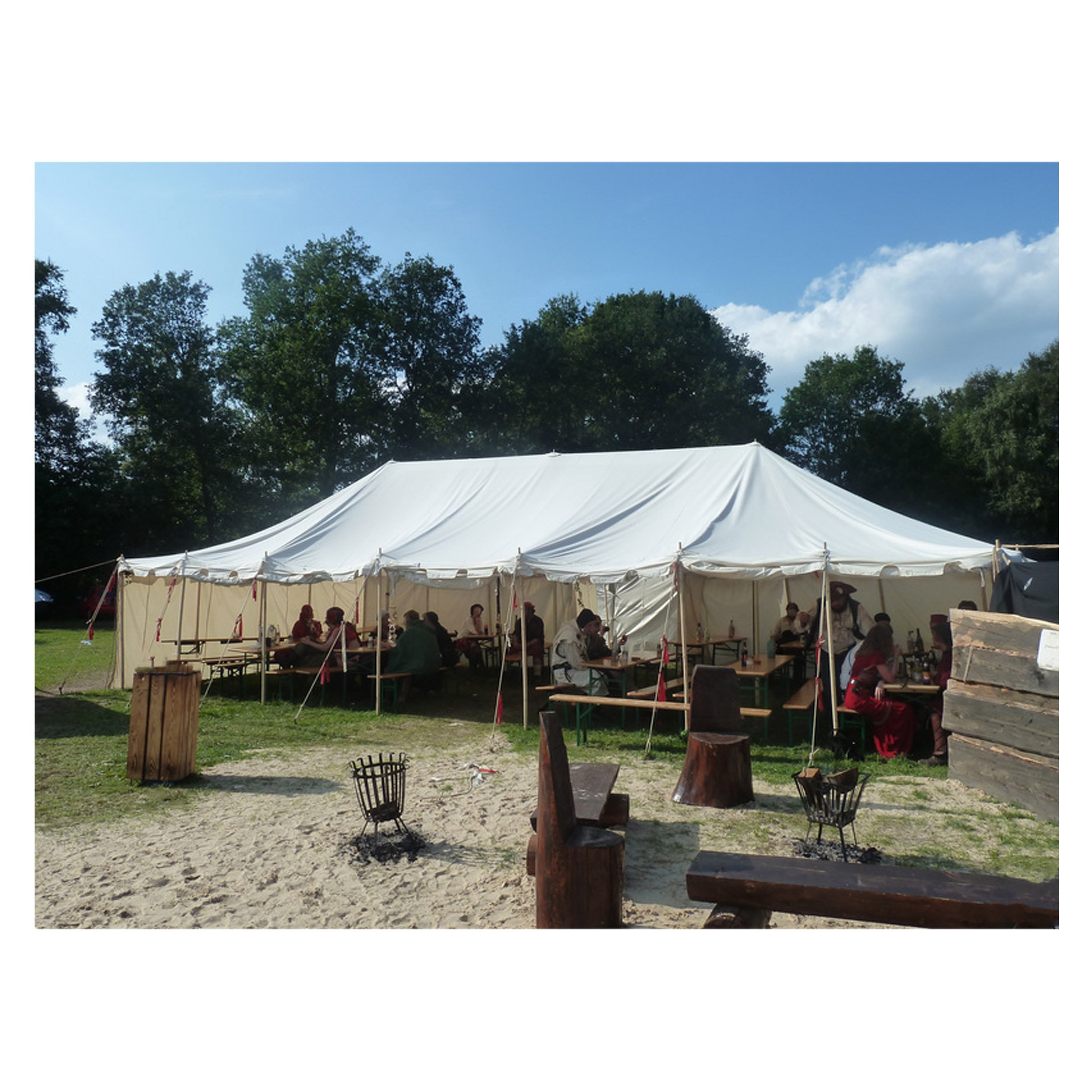 Voorzien Nachtvlek methaan Purchase the LARP Medieval Pavillion 6 x 12 m Without Poles by A