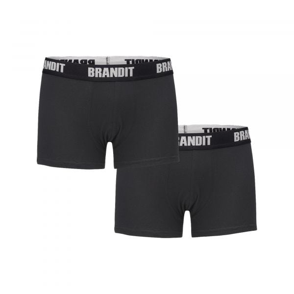 Brandit Boxer Shorts 2-Pack Brandit Logo black