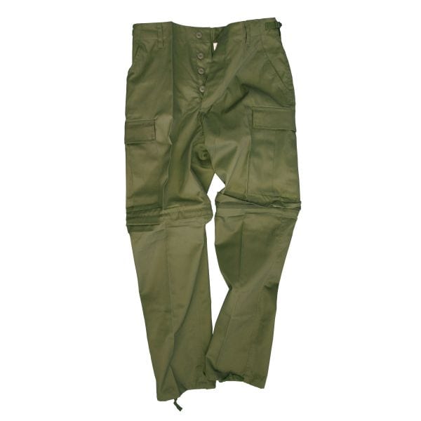 Zip-off Pants olive green
