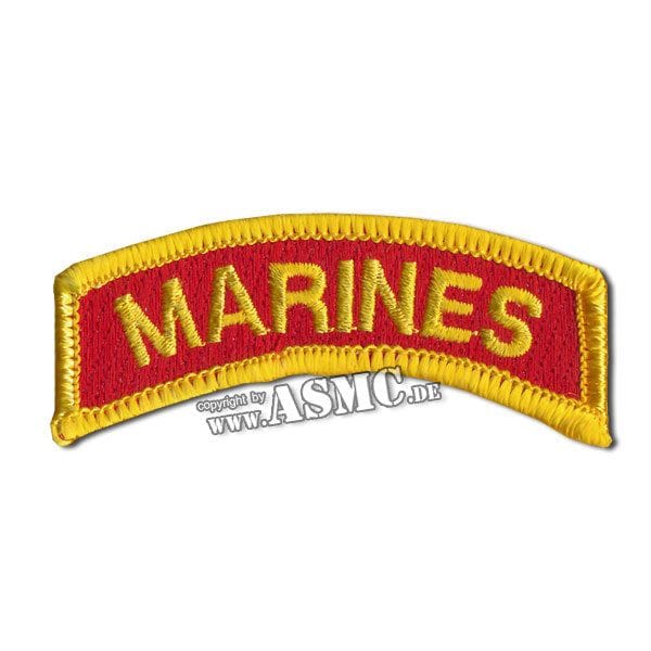 Insignia Arm Tab MARINES gold/red