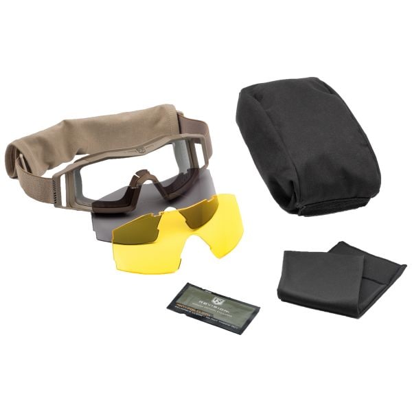 Revision Goggles Wolfspider Deluxe tan/yellow lens