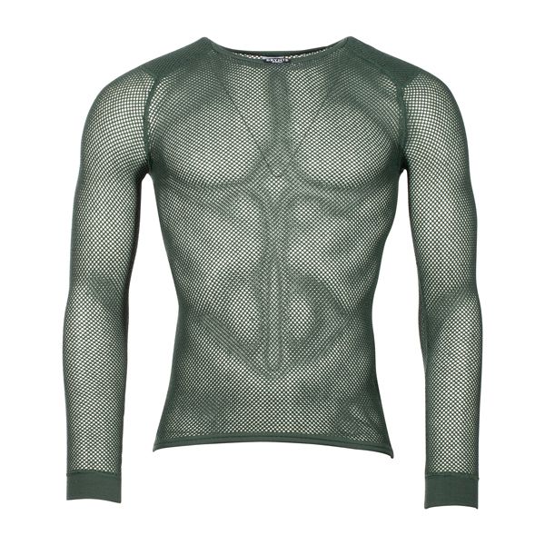 Brynje Super Thermo Shirt with Shoulder Inserts green