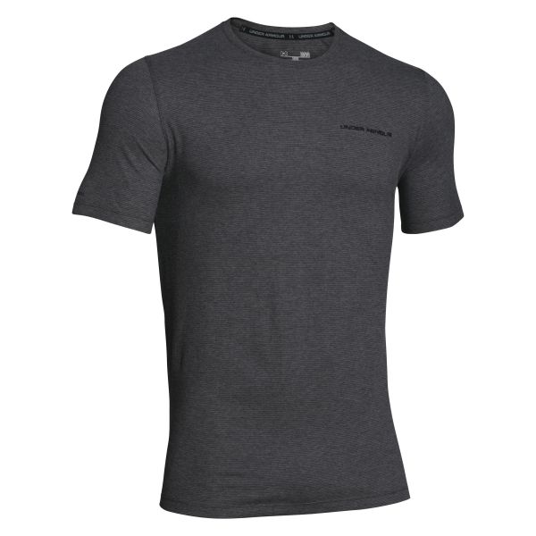 Under Armour T-Shirt Charged Cotton anthracite/black
