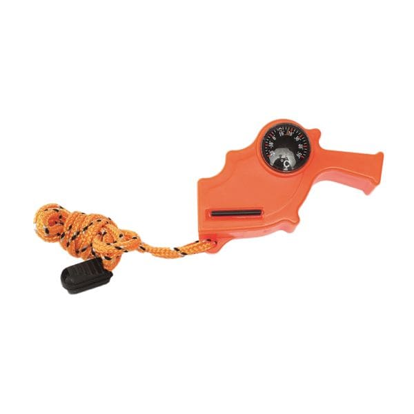 Signal Whistle Safety 4 in 1 orange