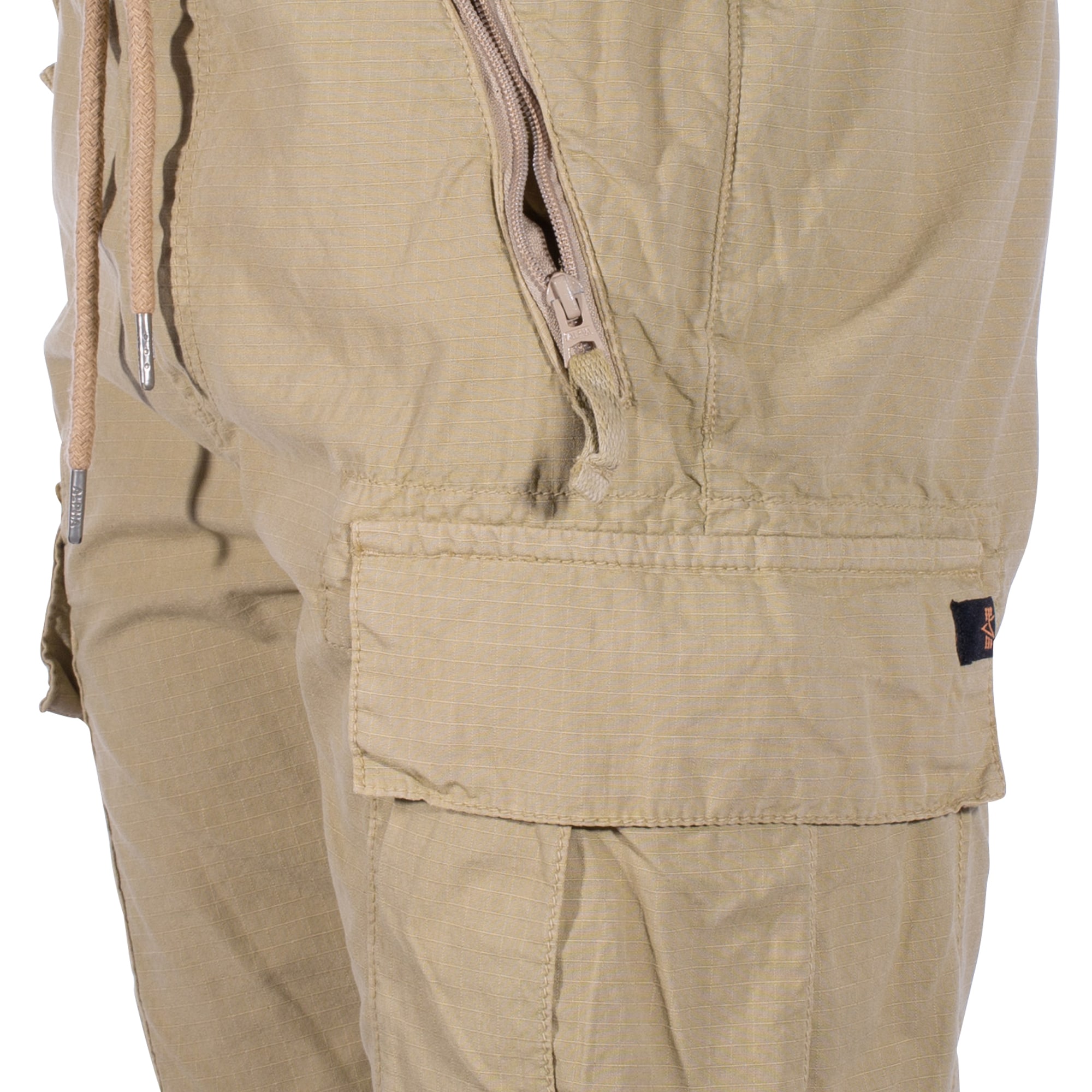 Purchase the Alpha Industries Ripstop Jogger Short sand by ASMC | Sweatshorts