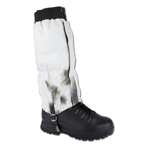 Wet Wether Gaiters Mil-Tec with Steel Cable snow camo