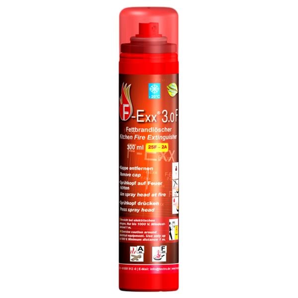 Tectro Fat/Grease Fire Extinguisher F-Exx 3.0 F