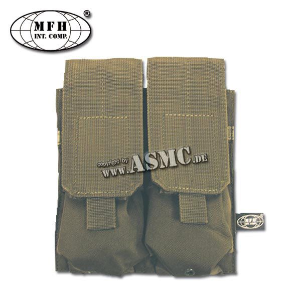 Double Magazine Pouch Molle olive