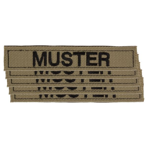 Name Tapes 5 pack coyote