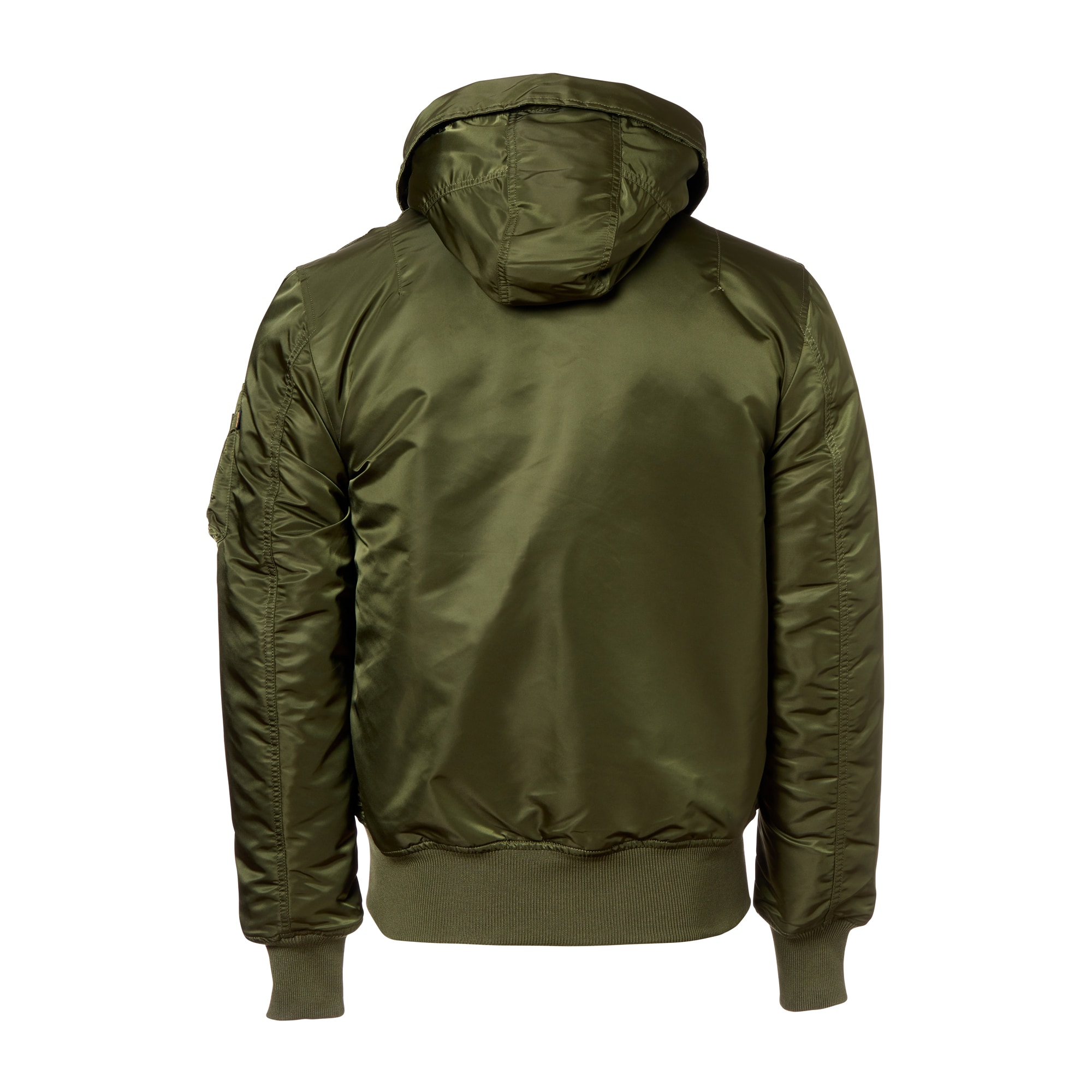Purchase the Alpha Industries Flight Jacket MA-1 Hooded sage gre