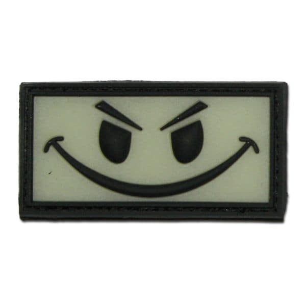 3D-Patch Evil Smiley Luminescent