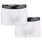 Brandit Boxer Shorts Logo 2-Pack white/white