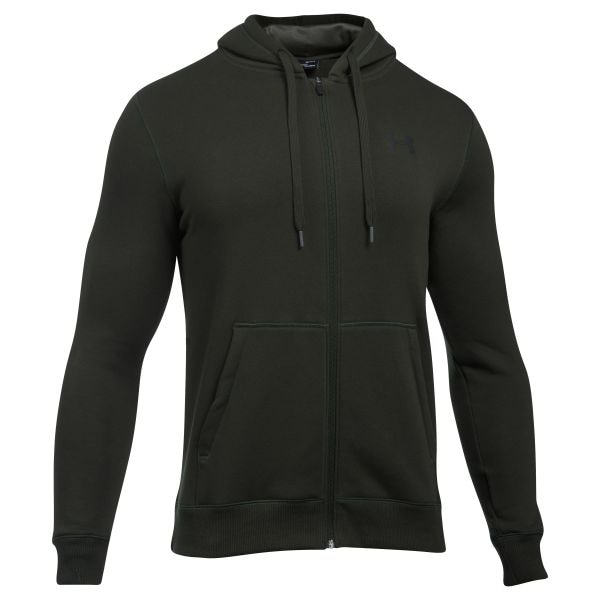 Under Armour Hoodie Rival Fitted dark green