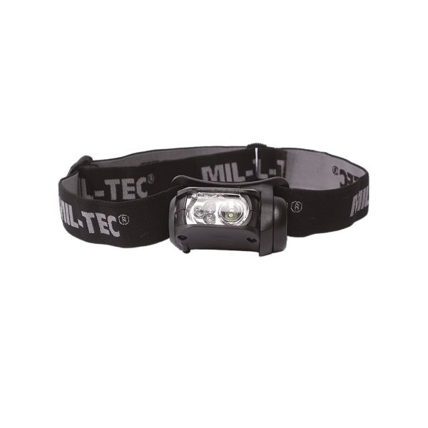 Mil-Tec Headlamp LED 4-Color black