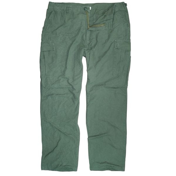 New Mens Army Style VIETNAM Combat Cargo pants Trousers OLIVE STONEWASHED 