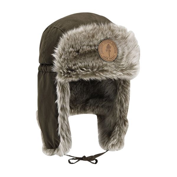 Pinewood Winter Cap Murmansk Hat suede brown