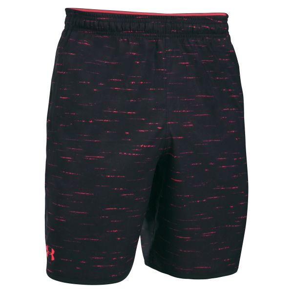 Under Armour Fitness Short Qualifier Novelty black/red