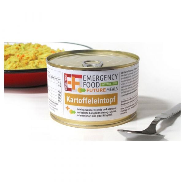 EF Emergency Food Potato Stew Can