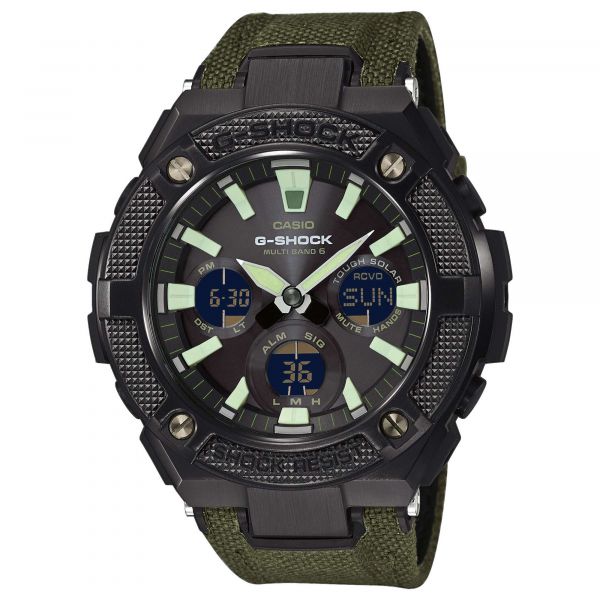 Casio Watch G-Shock G-Steel GST-W130BC-1A3ER black/olive