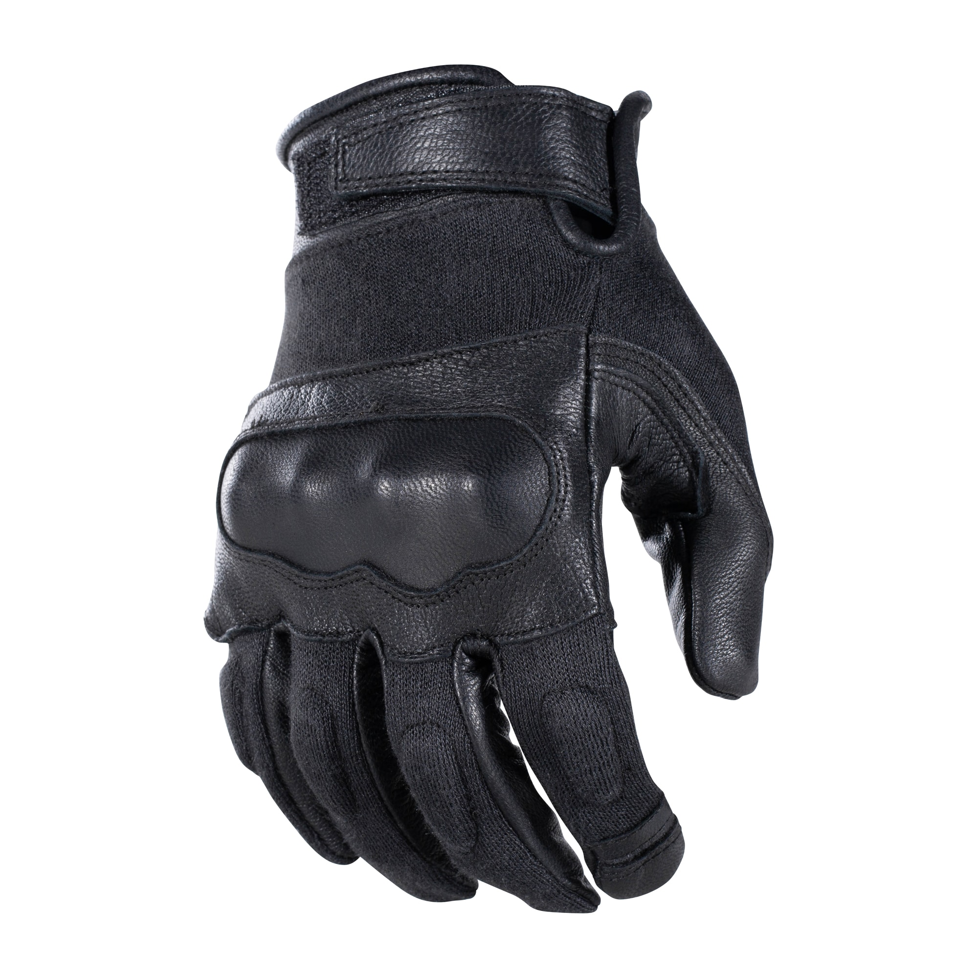 Mil-Tec Tactical Gloves Leather Mens Military Shooting Airsoft Gear Black