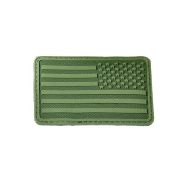 3D-Patch Hazard 4 USA Flag rRight OD green