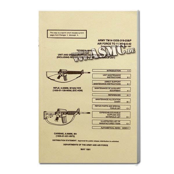 Book M16A2 Rifle & M 4 Carbine