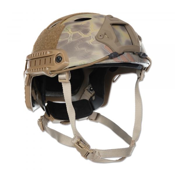 Combat Helmet MICH NVG Mount Fast + Side Rail mandrake
