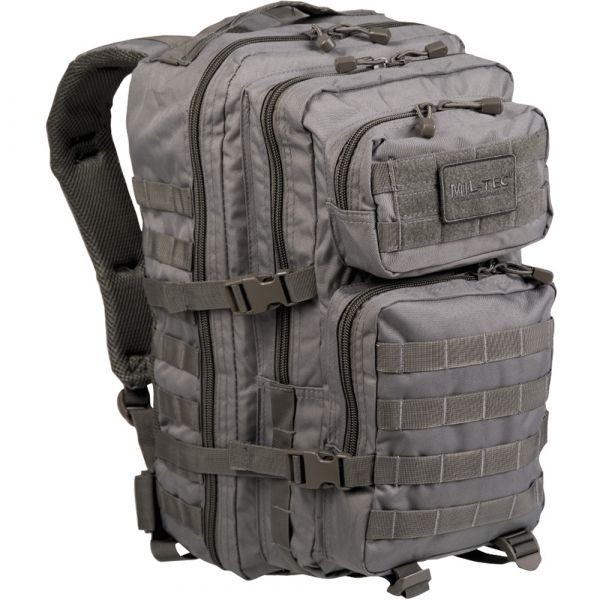 Mil-Tec One Strap Small Assault Pack MOLLE Airsoft Outdoor Sling Daypack Black 