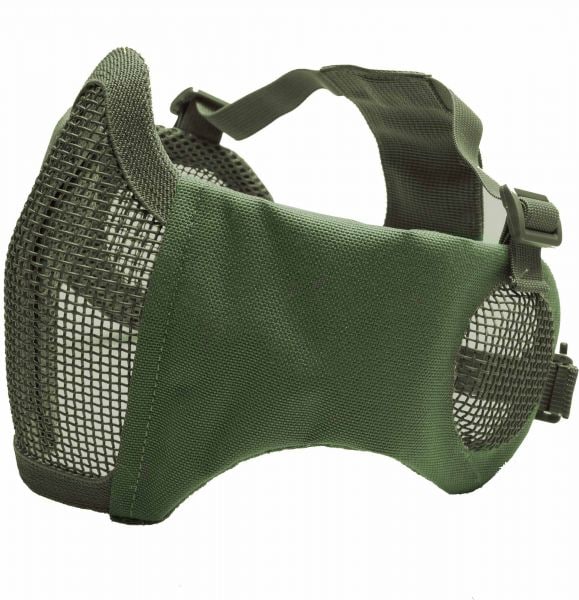 ASG Metal Mesh Mask with Pads and Ear Protectors olive