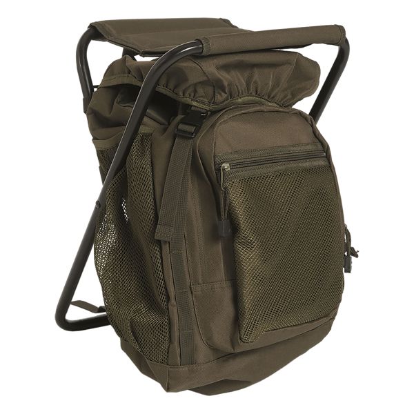 Mil-Tec Backpack with Stool olive