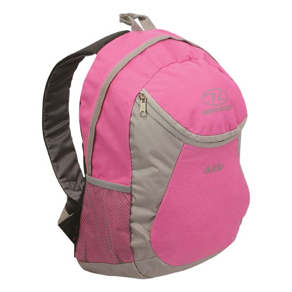 Highlander Backpack Dublin 15L pink/gray