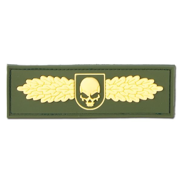 3D-Patch SOF Skull Badge gold