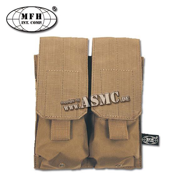 Double Magazine Pouch Molle coyote