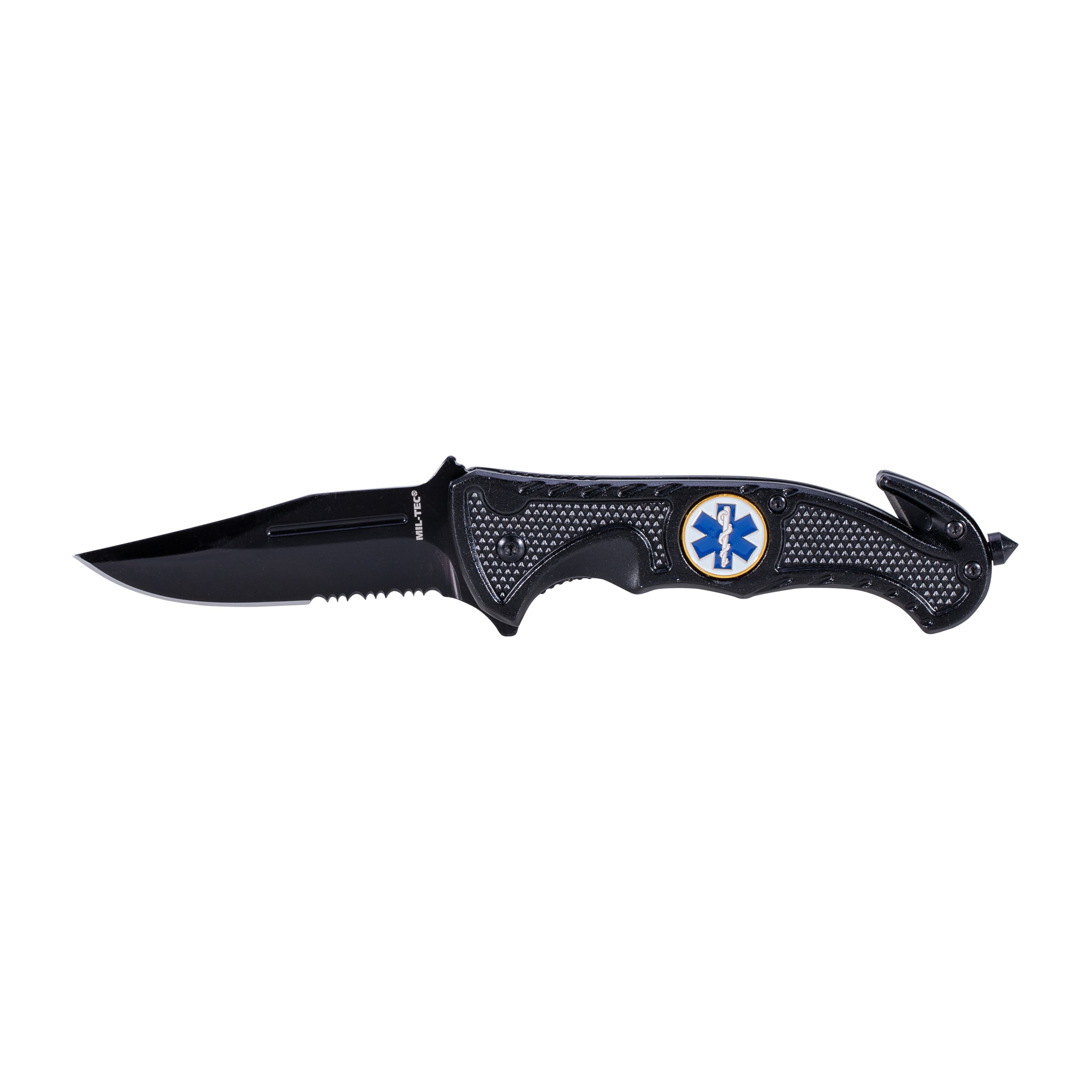 Purchase the Mil-Tec Rescue Knife black by ASMC