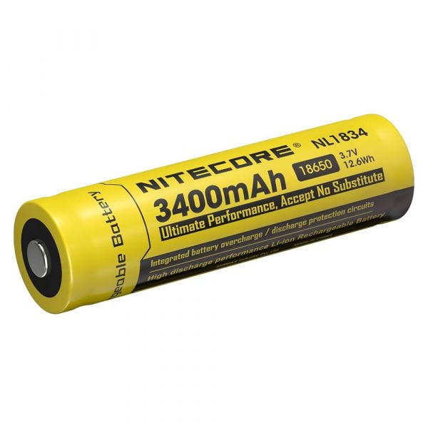 Nitecore Rechargeable Battery 18650 3400mAh NL1834