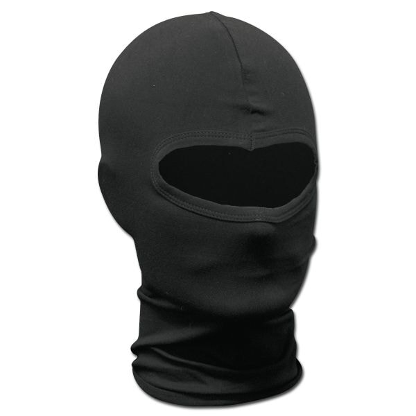 Face Mask 1-Hole Elasthan black