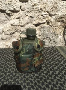 Army Camouflage Wasserflasche Camping Wandern Canteen MOLLE 