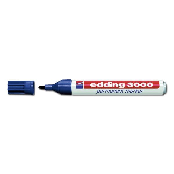 Permanent Marker Edding 3000 blue