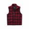 Brandit Men's Teddy Fleece Vest red/black