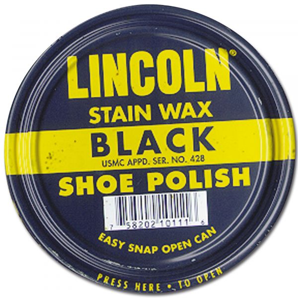 Shoe Polish Lincoln Stain Wax black