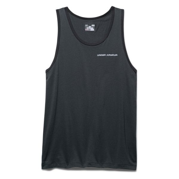 Under Armour Tank-Top Charged Cotton anthracite/gray