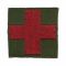 Textile Insignia Red Cross/Medic Hook and Loop olive