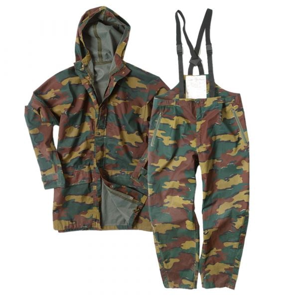 Used Belgian Armed Forces Wet Weather Suit camo